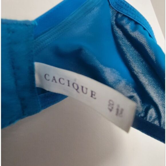 Cacique DL11070783 Teal Lined Underwire Full Covergae 42D - Picture 2 of 4
